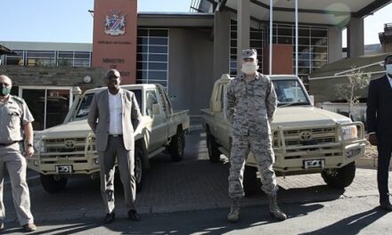 Two Land Cruisers donated by the American Defence Force help combat wildlife crime