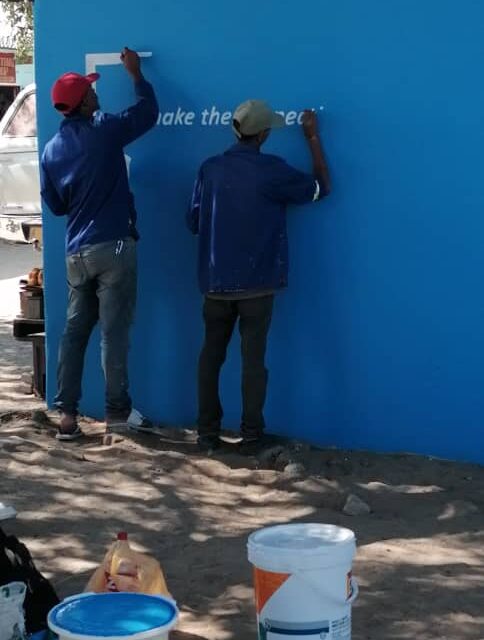 MTC increases company visibility through ‘Paint Namibia Blue’ project