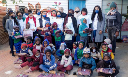 Hakahana learners receive warm tracksuits to keep the cold at bay