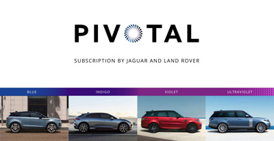Go electric or go off road: customers can choose with Jaguar Land Rover and Pivotal subscription