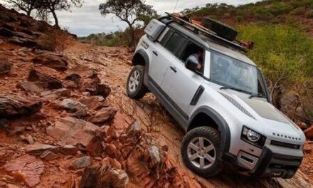 Kaokoland Defenders shod in Goodyear DuraTrac for extreme offroading
