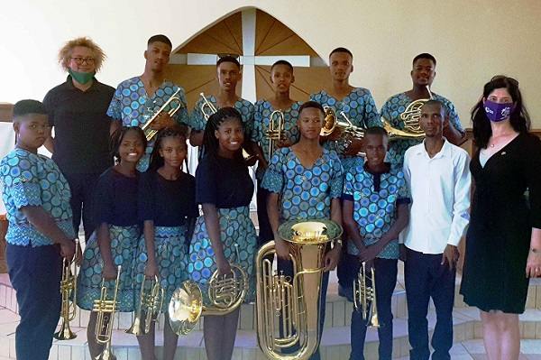 Bringing joy to the melodies of a community brass band