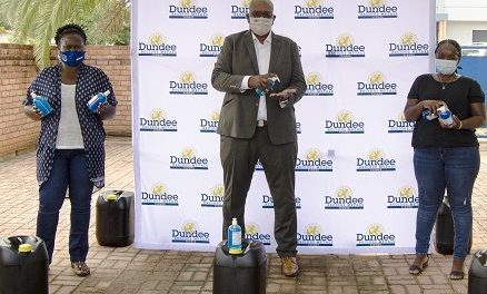 Dundee donates antibacterial soap to primary schools in Tsumeb