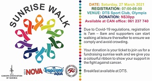 Sunrise Walk for Cancer Awareness set for Saturday