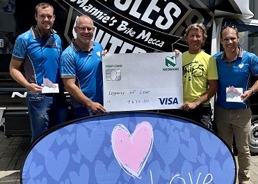 Legacy of Love gets benefaction from Mannie’s Bike Mecca for Everest Virtual Challenge