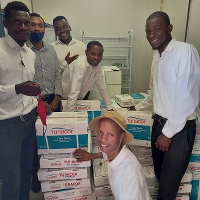 Wildlife Resorts hospitality school receives a donation of fish to assist with culinary arts experiential learning training