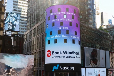 Nasdaq welcomes Bank Windhoek to the Sustainable Bond Network