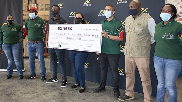 Exness donates US$50,000 to aid Covid-19 third wave initiatives in South Africa