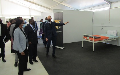 N$4 million 70-bed tented COVID-19 field hospital commissioned