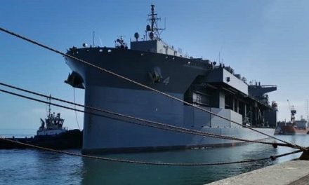 US navy ship makes Walvis Bay courtesy call on South Atlantic voyage