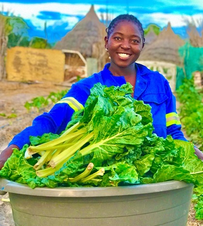 Young local food farmer utilizes home garden to enhance household food security and livelihood