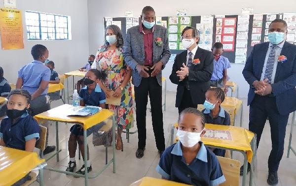Khomas primary schools inaugurate new classrooms, courtesy Govt of Japan