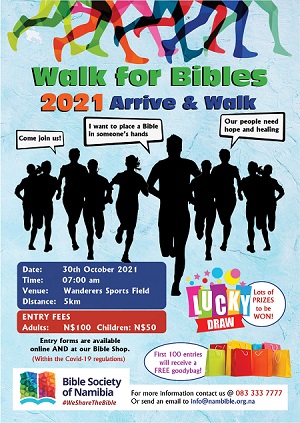 Bible Society to host charity walk on Saturday