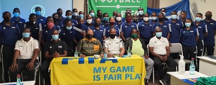 Local referees engage in FIFA workshop
