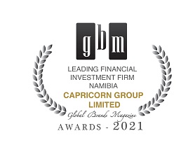 ‘Leading Financial Investment Firm- Namibia 2021’ accolade goes to Capricorn Group