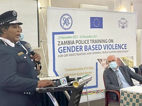 Zambia becomes first SADC Member State to benefit from Gender Violence training guide