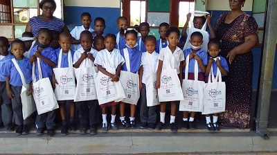 Schools in Rehoboth rural constituency receive stationery from NGO