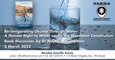 Discussion on water being a right to life set for Namibia Scientific Society