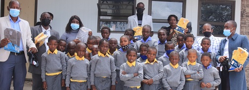 Schools in the Mpungu Circuit receive school uniforms