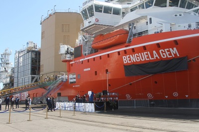 Benguela Gem vessel arrives – 160 highly skilled jobs expected to be created