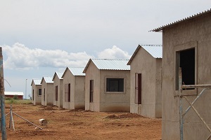 Low-cost houses in Otjiwarongo 70% complete