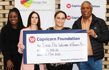 Welfare organisation receives hefty boost from Capricorn Foundation