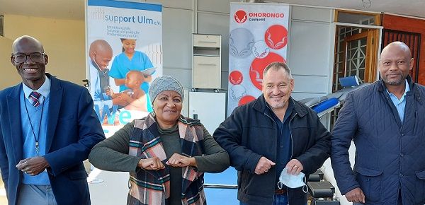 More medical equipment for health ministry from Support Ulm e.V. via Ohorongo Cement