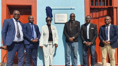 ‘Goodbye discouraging learning environment’ – Onaushe Combined School welcomes new classroom blocks courtesy of MTC Rural Schools Project