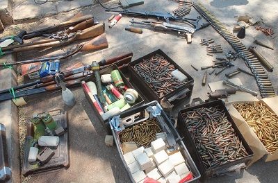 Firearms, ammunition, and related materials destroyed
