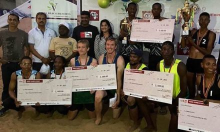 Silver for local u19 beach volleyball team in Zambia
