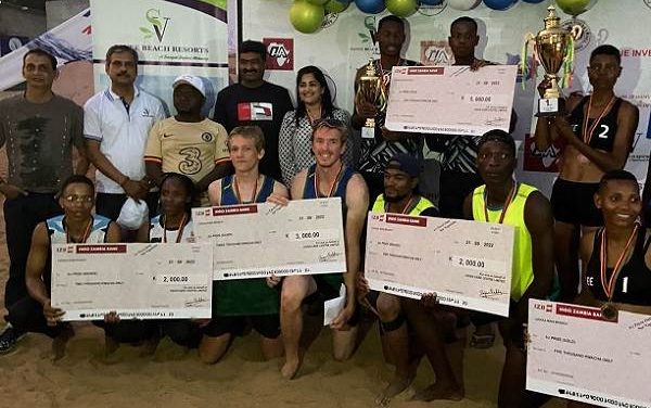 Silver for local u19 beach volleyball team in Zambia