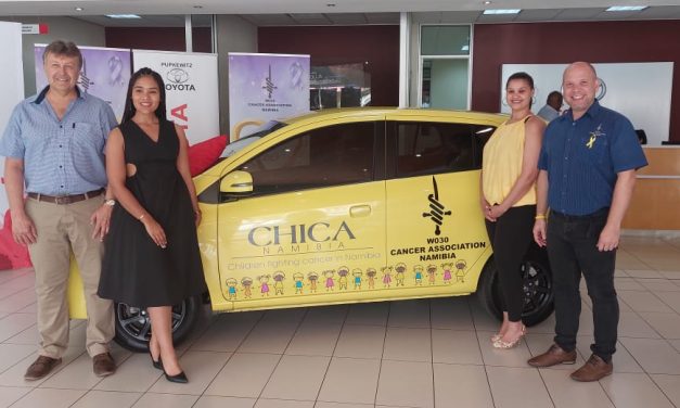 Pupkewitz Toyota co-sponsors vehicle for childhood cancer awareness