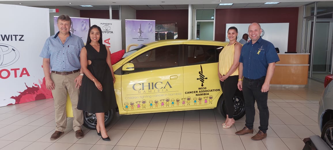 Pupkewitz Toyota co-sponsors vehicle for childhood cancer awareness