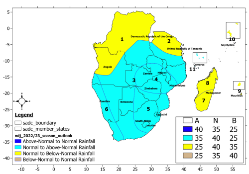 Above-normal rainfall forecast for SADC