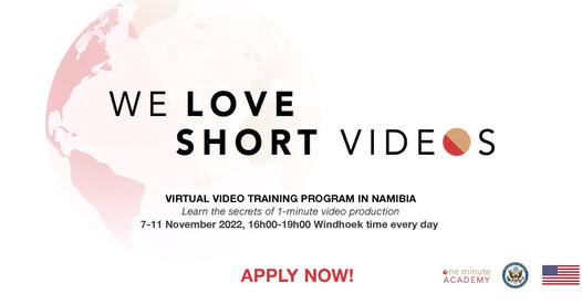 We love short videos – call for applications