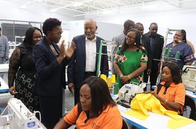School uniform manufacturing centre in Nkurenkuru opened