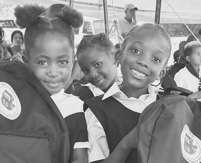 Pupkewitz Toyota puts a smile on the faces of learners at Faith Primary School – 320 bags and stationery donated