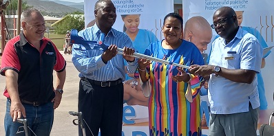 Opuwo District Hospital receives medical equipment to help improve Orthopedic Rehabilitation Centre