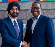 World Bank president nominee, Ajay Banga, pledges to partner with AfDB for transformative results