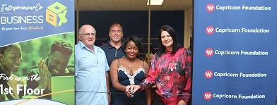 Business Box Windhoek launched by Capricorn Foundation – Unlocking the youths’ potential
