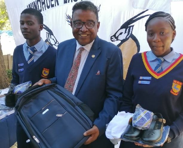 Computers and schoolwear from Regional Council to Khomas schools