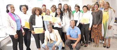 Young female entrepreneurs graduate from SheReBuilds the World programme