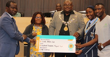 Valuable children to keep snug as Windhoek Mayoral Trust donates winter school jerseys