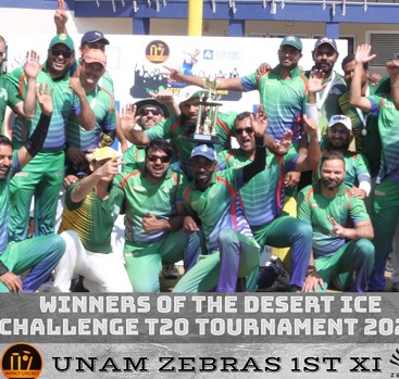 UNAM Zebras 1 clinch Desert Ice Challenge T20 Cricket title